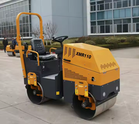 XMR110 1075Kg 1Ton Mini Rouleau De Route Double Tambour Mécanique Vibratoire Construction Machines Route Compacteur Machine