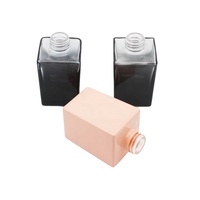 Diffuseur de parfum carré HONGYU en verre, bouteille de 150 ml, bouchon à vis noir, vaporisateur à pompe, parfum, huile essentielle