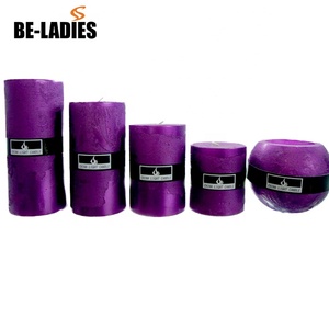 Special Events Large Metallic <strong>Paint</strong> Pillar Scented <strong>Candle</strong> for Weddings - Product Image 2