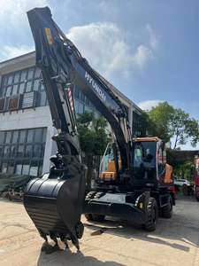 Nuevo Hyundai Robex R210W 21 Ton Excavadora de ruedas 210W Tier4 2024 Modelo 0,92 m Capacidad de cubo Maquinaria para video - Product Image 3