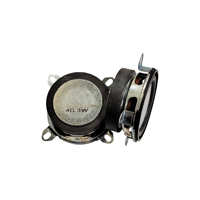 ZXGS Speaker Mini portabel, Speaker Multimedia eksternal suara keras 4 Ohm 3W, Speaker Mini portabel Model 52mm