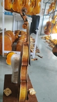 Handmade 4/4 Red Antique Stradivari Violin Solid Spruce Maple Back Premium Musical Instrument