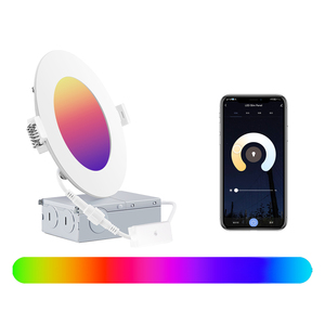 Moderna Lámpara de Panel LED Inteligente de 4 Pulgadas, Control WIFI, RGB, 16 Millones de Colores Cambiables, Certificación Energy Star, Empotrable - Product Image 2