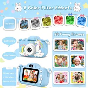 Appareil photo miniature portable pour enfants avec double caméra HD, capable de prendre des photos et des vidéos - Product Image 2