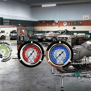 Beco R22 R134a Manômetro De Refrigerante Alto Baixo <span class=keywords><strong>Oli</strong></span> Enchido Medidor De Pressão Flangeada para R410a R22 Produto De Qualidade Premium - Product Image 2