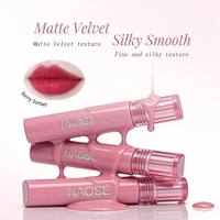 Rouge à lèvres liquide mat velours effet brume d'eau, certifié HALAL, végétalien, waterproof, naturel, haute pigmentation, minéral, fabriqué en Chine, 3,2g
