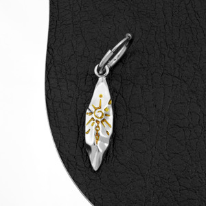 Orecchini a cerchio con foglia Wishing Stone e ciondolo a goccia con totem sole dorato, gioielli da donna per vacanze al mare in stile Boho, idea regalo - Product Image 5