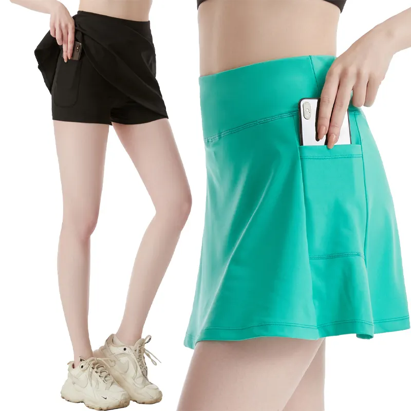 New Style Sportswear Custom A-Line Golf Skirt Women Cargo Skirt for Workout Yoga and Fitness