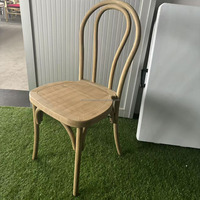 Vente chaude Location PP Restaurant Événements Hôtels Banquet De Mariage Résine Bentwood Thonet Chaise Empilable