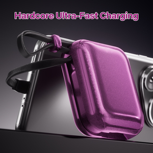 <strong>Multifunctional</strong> Mini Power Bank Dual Built in Cables LED Display Fast Charging Portable External <strong>Charger</strong> for Travel - Product Image 6