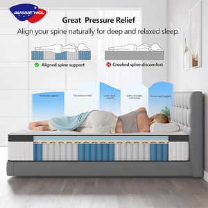 Bọt cuộn lên nệm không thấm nước Túi cuộn dây Nữ Hoàng Nệm bao gồm bảo vệ <span class=keywords><strong>Gel</strong></span> Bộ nhớ Bọt Túi mùa xuân nệm - Product Image 5