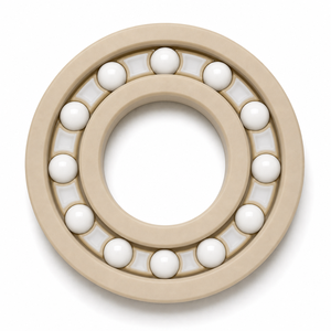 Roulement à billes à gorge profonde 6010 50x80x16mm avec anneaux PEEK, billes en zircone et cage en PEEK PTFE - Product Image 5
