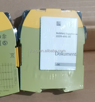Relais de contrôle de sécurité pour machine industrielle 751104, 24V DC, 3 normalement ouverts, 1 normalement fermé, montage sur rail DIN