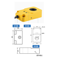 Sensor Proximity NPN 3 Kabel Keluaran, Pengiriman Cepat, Jarak Deteksi 4mm, Deteksi Digital, Saklar Proximity Induktif
