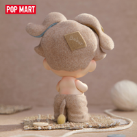 Authentique POP MART DIMOO Elephant MoMo Figurine en résine floquée 12,5 cm Style animal mignon Jouet d'art de collection édition limitée Cadeau d'anniversaire
