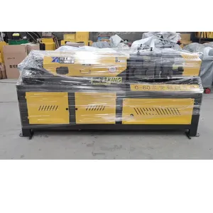 15kw Automatic Waste Metal Bar Straighter Brass Rod 8 Wheel Vertical Straightening Machine