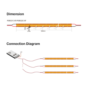 Tira de Luz LED COB de Cobre Cortable, 528 LED, Ra90, 24 V CC, IP65, Impermeable, Regulable, Iluminación de Paisaje - Product Image 6