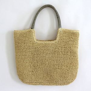 Mini Bolso de Compras Mexicano Samoano, Estera Tejida de Paja, Diseño <span class=keywords><strong>Pergamino</strong></span>, Carteras de Paja Tejida, Terciopelo Vintage - Product Image 5