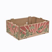 Boîte en carton ondulé haute résistance résistante à l'humidité pour fruits frais