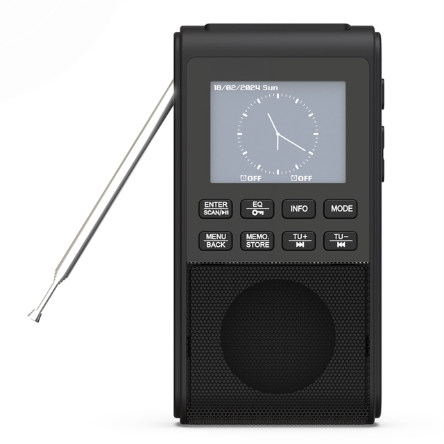 Mini Pocket Digital DAB+ Radio with Rechargeable Battery Portable Multi Band Small Walkman Radio