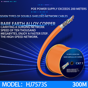 <span class=keywords><strong>Cable</strong></span> LAN CAT6 <span class=keywords><strong>FTP</strong></span> SFTP <span class=keywords><strong>de</strong></span> 305 m, 4 Pares, 8 Núcleos, Malla <span class=keywords><strong>de</strong></span> Cobre, Blindaje G652D, Fibra, 250 MHz, 500 MHz, 600 MHz - Product Image 2