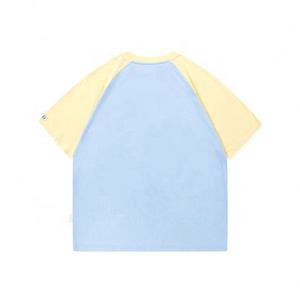 Fabricant de t-shirts d'impression bouffante personnalisés de haute qualité T-shirt raglan de couleur à deux tons - Product Image 2