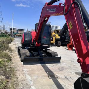 Yanmar Vio 80 Mini Excavator 8 tonnes Excavatrice sur chenilles en bon état à vendre Petite pelleteuse bon marché avec moteur à noyau et composants de pompe - Product Image 3