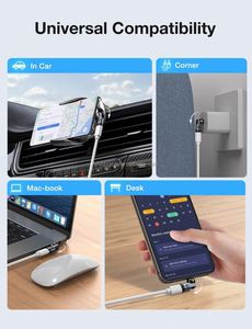 <b>USB</b> <b>C</b> Magnetic <b>Adapter</b> 9Pin 540° <b>USB</b> <b>C</b> <b>Adapter</b> Supports PD 240W 5A Quick Charge and Data Transfer, for MacBook/Laptop/Tablet - Product Image 5