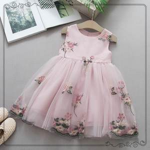 Vestidos de Verano 2021 para Niñas, sin Mangas, Bordados, de Malla y Gasa - Product Image 2