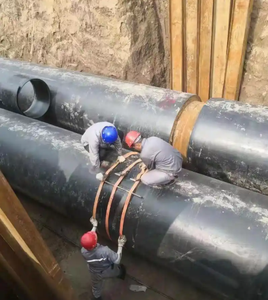 Tuyau en acier isolé en mousse PE-RT II d'Islande, 8 pouces SCH40, pour chauffage souterrain à eau chaude, isolé en PU, pour canalisations de chauffage urbain - Product Image 6