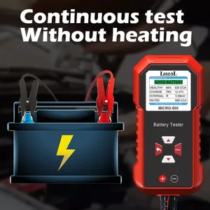Lancol Neueste 12V Autobatterie <span class=keywords><strong>tester</strong></span> CCA 8 Sprachen MICRO-500 mit LCD-Display - Product Image 5