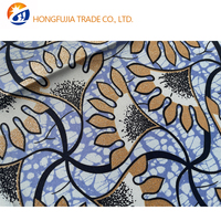 Kain Organza Katun Murni Motif Batik Afrika Ankara Berat Sedang untuk Pakaian & Perdagangan Luar Negeri di Afrika, Pesan Sesuai Kebutuhan