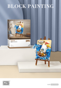 为LOZ小颗粒组装积木套装水反散射3D绘画桌面油画礼品装饰玩具 - Product Image 5