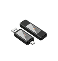 Clé USB 3.2 Gen 1 en métal avec écran TFT grand angle, double interface, 32 Go-512 Go, nouvelle, vitesse de lecture/écriture 90/80 Mo/s, garantie 2 ans