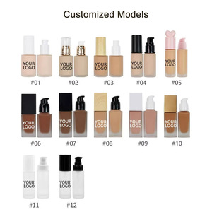 Base de Maquillaje Líquida Mineral Sin Logotipo, Cobertura Total, Control de Grasa, Iluminadora, Larga Duración, Corrector en Cojín, Maquillaje <span class=keywords><strong>para</strong></span> Piel Oscura - Product Image 5