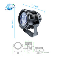 Projecteur LED PAR de scène COB miniature P65 personnalisé pour spectacles de scène, discothèques et DJ