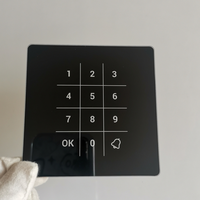 Panneaux en verre trempé sérigraphiés de haute qualité en verre Gorilla pour les systèmes de contrôle d'accès