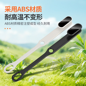 Clip Limitador de Cinturón de Seguridad para Embarazadas, Tipo Clip, Material ABS Negro y Blanco, para Cinturones de Seguridad de Automóvil - Product Image 3