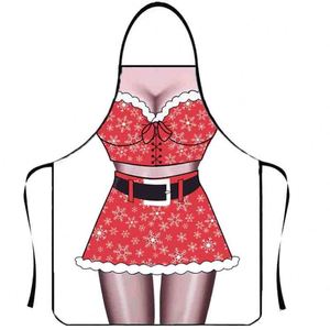 Waterproof Women Men <b>Adult</b> Creative Baking Party Cartoon Character Cooking Grill Kitchen Sexy <b>Funny</b> Printed Apron - Product Image 5
