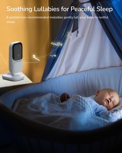 Caméra de sécurité pour bébé avec enregistrement en boucle, prise en charge de la carte SD 128 Go, lecture, sans Wi-Fi - Product Image 6
