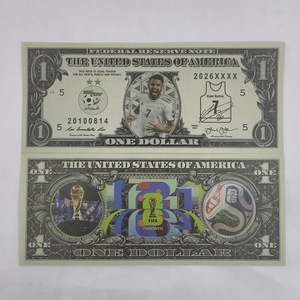 2026 para la <span class=keywords><strong>serie</strong></span> EE. UU., Canadá, México: Billetes conmemorativos coleccionables de 42 equipos, modelo CM-sjb, venta al por mayor de fábrica. - Product Image 2