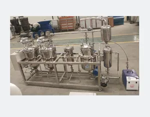 Factory Price 30L Laboratory Use Mini Oil Refinery Lab Oil Refining Equipment with Decolorizer Deodorizer Machine