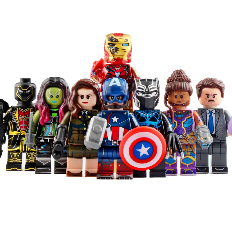 WM6068 superheroes mini figures Howard BlackPanther Shuri Gamora Doctor Strange Hawkeye set models Building Blocks Toys gifts