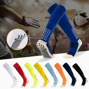 Calcetines de Fútbol para Hombre, Corte Alto, Juveniles, Gruesos, Acolchados, Antideslizantes, con Agarre de Silicona, Transpirables - Product Image 1