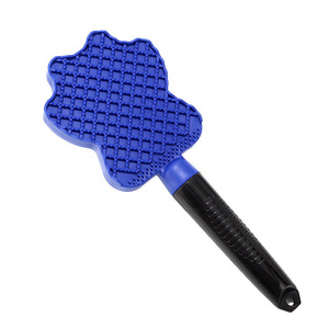 Blue Dog Grooming <b>Brush</b> With Black Handle 23cm Length Convenient <b>Pet</b> Hair Removal Tool - Product Image 5