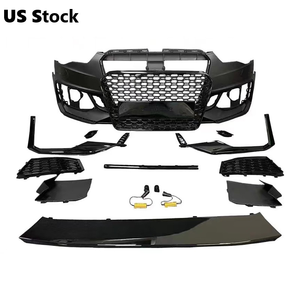 Kit carrosserie pare-chocs avant style <span class=keywords><strong>RS5</strong></span> <span class=keywords><strong>B9</strong></span> avec calandre nid d'abeille pour Audi A5 S5 B8.5 2012 2013 2014 2015 2016 (stock US) - Product Image 1