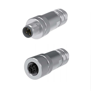 <span class=keywords><strong>D</strong></span>-코드 4 극 남성 수중 차폐 자동차 금속 조립 M12 커넥터 - Product Image 4