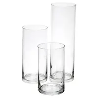 Vasos de piso de vidro alto, 3 ",5",8 ",10",12 ",16" 2021