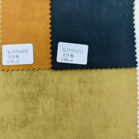 Fabricant chinois de tissu en similicuir PU fin avec support tricoté 150GSM, anti-moisissure et résistant à l'abrasion pour manteaux et vestes
