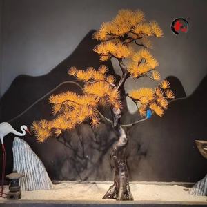 Árboles de pino de cedro artificial pequeño Pino artificial Pino Árbol de bonsái artificial - Product Image 6